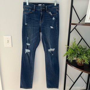 Old Navy Mid-rise Power Slim Straight Jeans